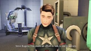 Agent Carter Examines Captain America's Dick in a Steamy 3D Animation