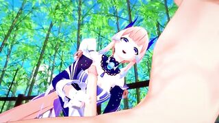 Kokomi gets her pussy full of cock in this hot Genshin Impact 3D hentai