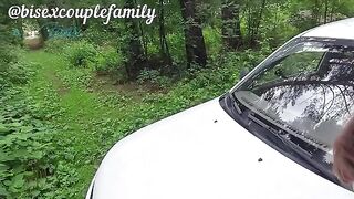 Stranger picked up a girl and her boyfriend and fucked her in the car