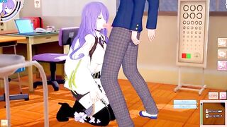 Hentai game Koikatsu! features big tits Moona Hoshinova's 3DCG anime video