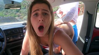 I fucks like a whore, get me harder in the car!