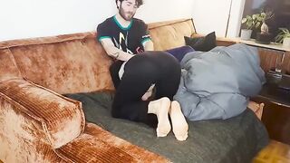 Real couple sex with intense orgasm and rimming