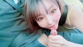 A juicy chick got fucked hard in the car