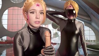 Cute girl in atomic costume gets fucked hard, just like in Atomic Heart