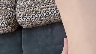 A guy fucks his skinny step mom, who loves it very much