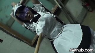 Busty Yui Satonaka gets her pussy railed by a group of men