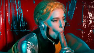 Ballerinas in a atomic heart threesome, with a femdom twist and rough action