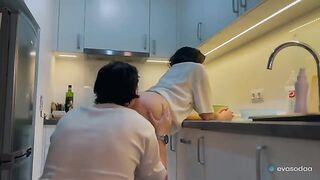 A couple has a deep intimate moment, "What would we do without each other?"