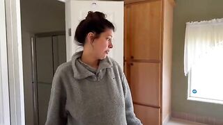 The future mom is trying to get a better housing deal from her landlord