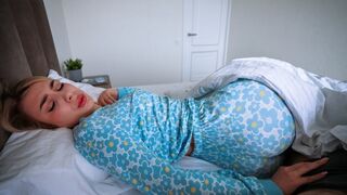 My pervert step mom woke me up in the best way she knew how