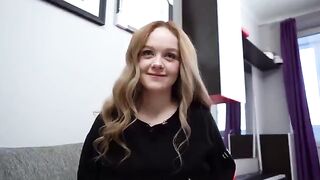 The stepsister lost at strip game and took a deep blowjob with cum in mouth