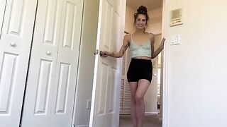 The hot Latina step sister demonstrates how to relax in a steamy scene
