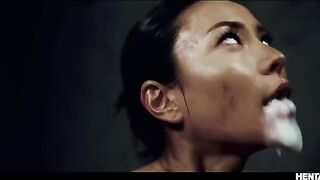 Busty Asian babes get fucked by aliens in a wild, realistic hentai scene
