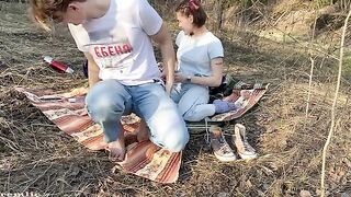 A girl can be a slut even when going camping