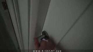 Don’t fuck my ass, stepson! Stepmom’s tight ass fucked by stepson, he cummed on boobs