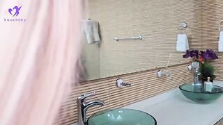 I spy on my stepson in the shower and fuck him hard with big load in ass