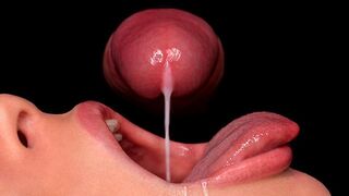 The best free sloppy blowjob service for your cum, use my cum dumpster. Hot cock sucking ASMR
