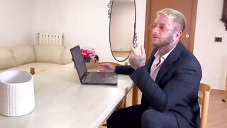 A secretary got fucked hard by the boss in his office