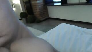 A pervert guy fucked her step mom and cum on her