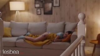 Andrea and Kaira enjoy intimate lesbian moments