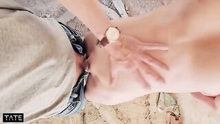 The girl fucks in her own, non-standard, but exciting way