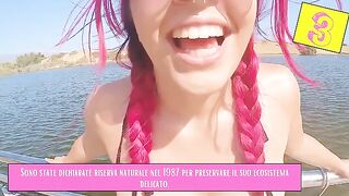 A foreign girl exposed herself at night, an Italian woman by day, a porn documentary
