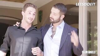 Two horny MILFs shared the cock of a lucky football player
