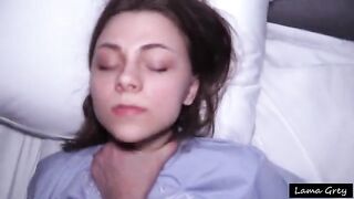 The damn smile of a college girl in the dorm