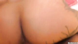 A young 18-year-old rainbow slut is ready for hardcore sex
