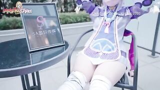 Thick Thighs Massage Smut with Qiqi from Genshin Impact gets a cum finish