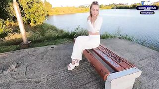 A cute girl met a nice guy through a dating app and went on a first date