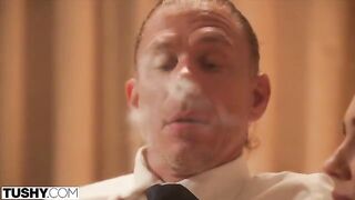 Bad girl Alex gets fucked in the ass by married men in HD