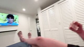 A hot blonde realtor gets fucked hard by her client in this steamy scene