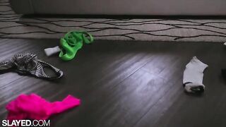 The sexy babies Vanna and Alexis have fun with each other using a toy