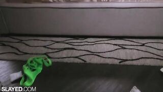 The sexy babies Vanna and Alexis have fun with each other using a toy