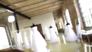 First timer Liya Silver gets fucked in POV on her wedding day