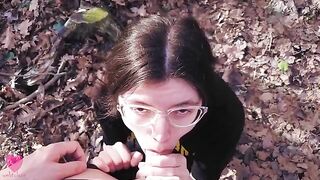 Best blowjob moments with glasses girl from webtolove in a row