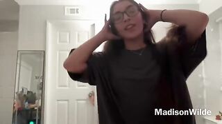 The hottest Latina girl gives a blowjob to her boyfriend