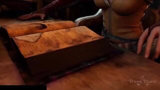 Triss Merigold from The Witcher gets fucked after a bath in part 1
