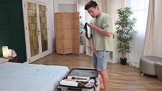I caught my Foreign friend masturbating in my panty and I got fucked hard
