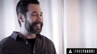 A depressed widower uses his stepson's cock to fuck a woman who looks like his late wife, in a taboo encounter inspired by real events