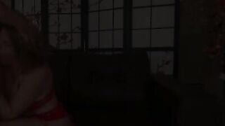 A huge cumshot ended up right on the face of a whore
