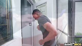 Damion knocked on the wrong door, but he got his sex fantasy with Arietta