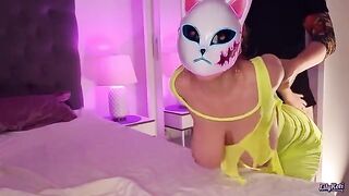 Busty anime girl gets fucked hard by a monster