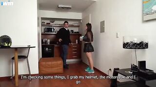 Aglaia Spicy delivered her ass at the home of her best friend in an intense anal creampie scene