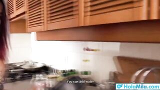 Latina big tits stepmom Mila Garcia gets fucked hard and deep