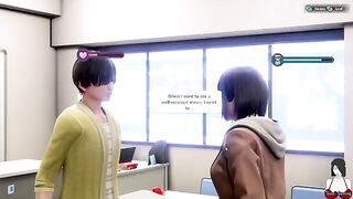 3D hentai school girl Yuna Room Girl gets fucked in every scene. Part 2