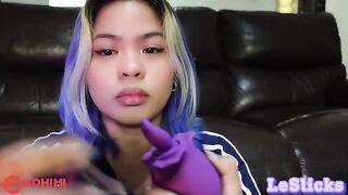 Playful Filipino girl uses her Sohimi Rose vibrator to satisfy herself