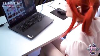 Redhead elf dreams of mating, getting her pussy filled with a big dick in a steamy scene
