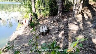 I was spying on a girl masturbating and she asked me to join in